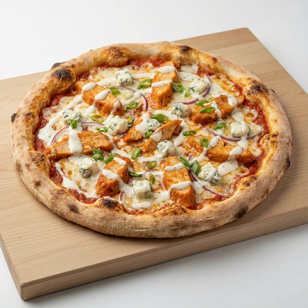 Buffalo Chicken Ranch Pizza