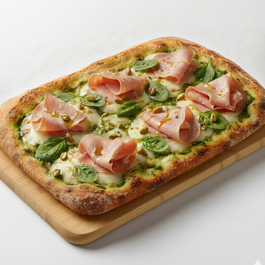 Mortadella Pistachio Pizza