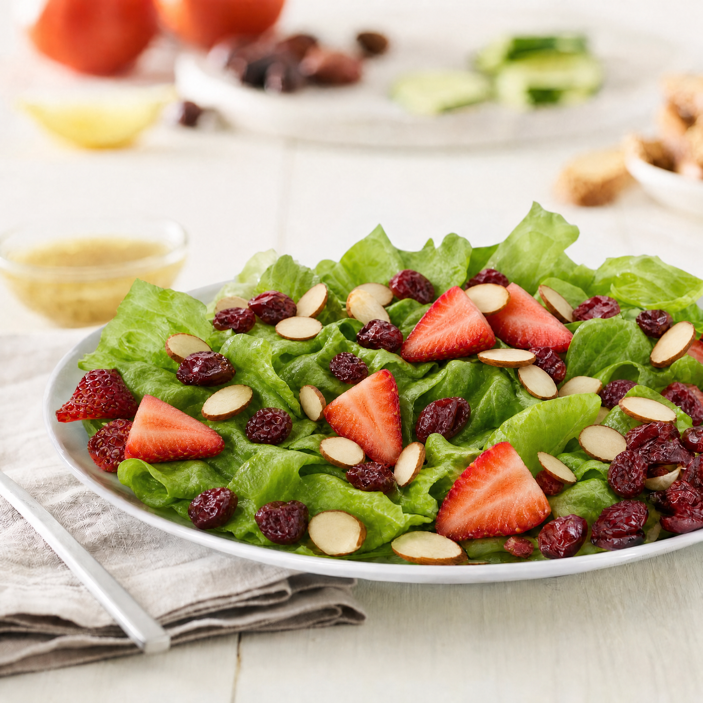 Strawberry Almond Salad